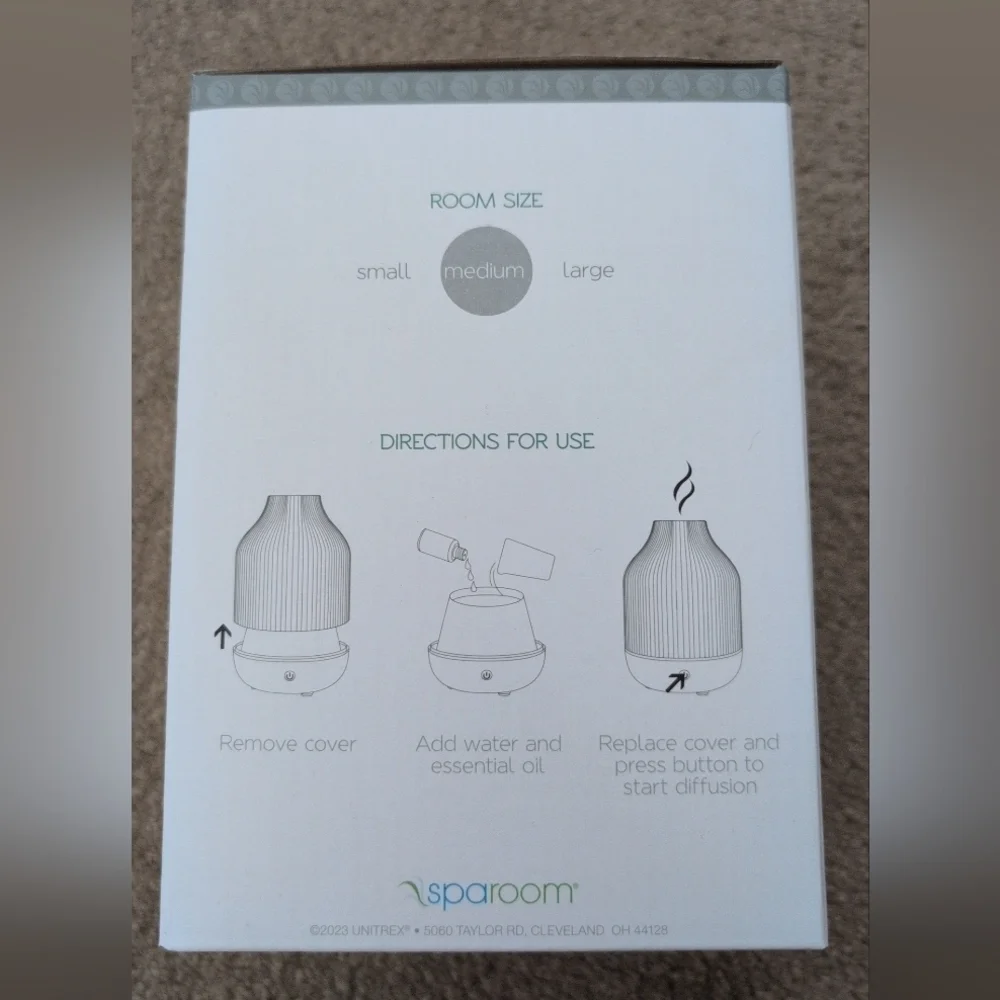 Sparoom Essential Medium Size Color Changing Misting Oil Diffuser